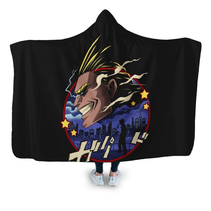 Symbol Of Peace Hooded Blanket - Adult / Premium Sherpa