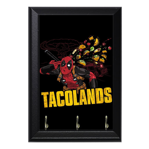 Tacolands Wall Plaque Key Holder - 8 x 6 / Yes
