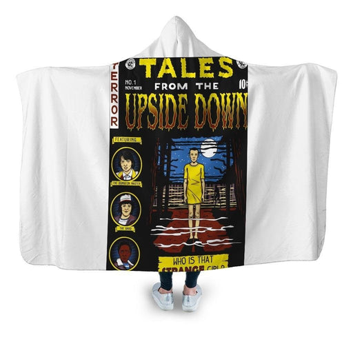 Tales from the Upside Down Hooded Blanket - Adult / Premium Sherpa
