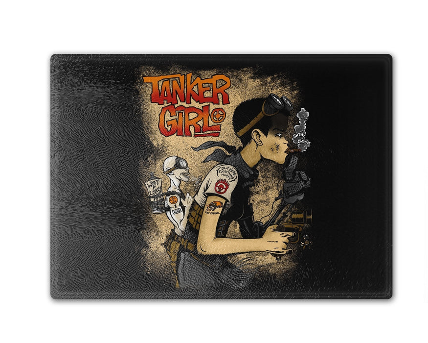 Tanker Girl Cutting Board
