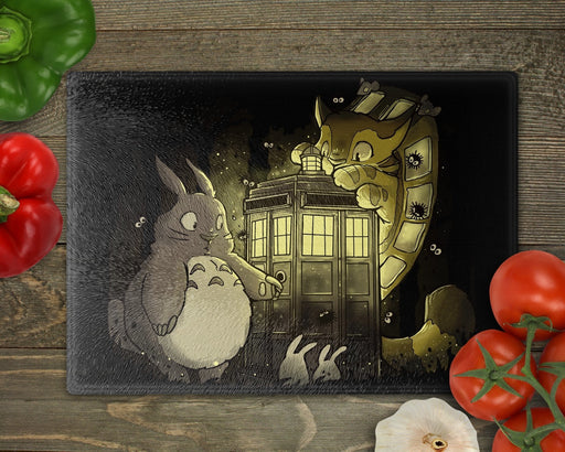 Tardis In The Forest Cutting Board