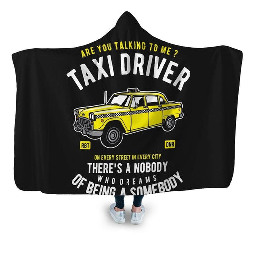 Taxi Driver Hooded Blanket - Adult / Premium Sherpa