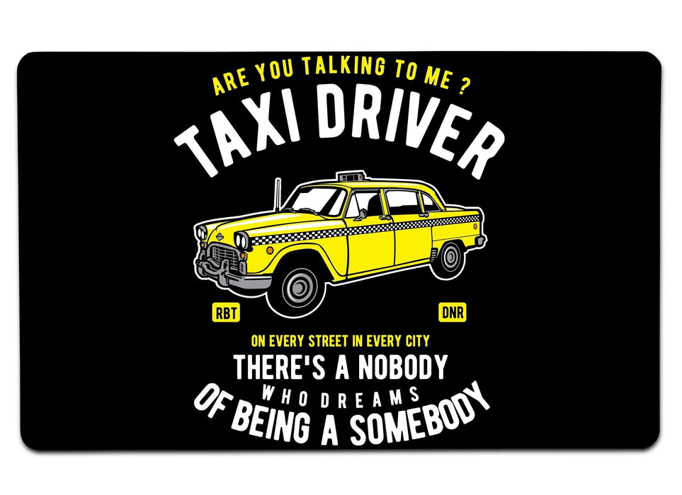 Taxi Driver Large Mouse Pad