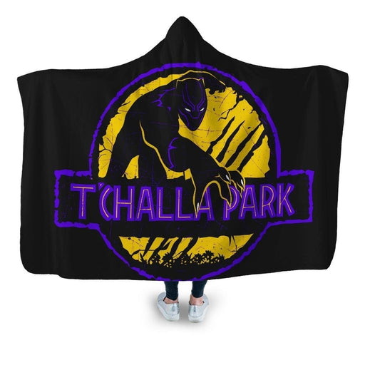 T’challa Park Hooded Blanket - Adult / Premium Sherpa