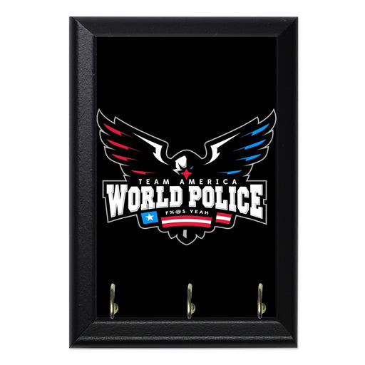 Team America Safe Wall Plaque Key Holder - 8 x 6 / Yes