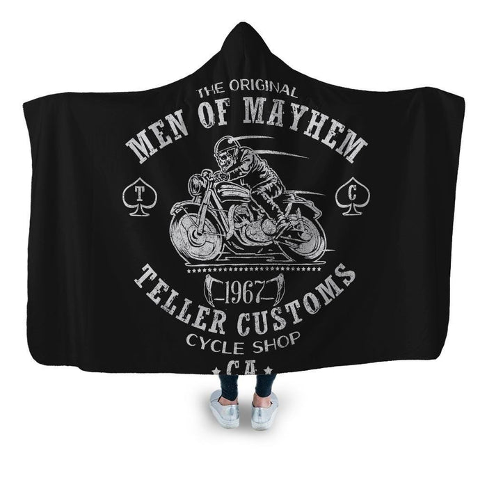 Teller Customs Hooded Blanket - Adult / Premium Sherpa