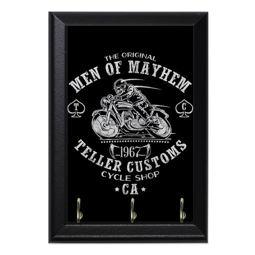 Teller Customs Wall Plaque Key Holder - 8 x 6 / Yes