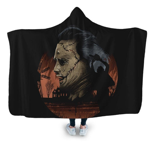 Texas Cannibal Hooded Blanket - Adult / Premium Sherpa