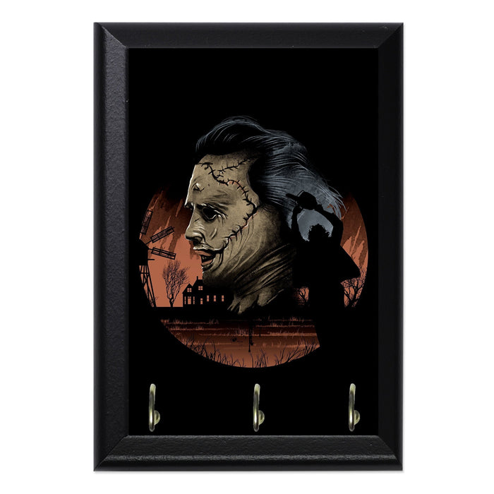 Texas Cannibal Wall Plaque Key Holder - 8 x 6 / Yes