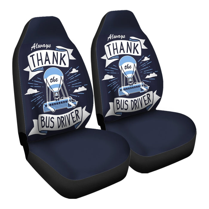 Thank the Bus Driver Car Seat Covers - One size