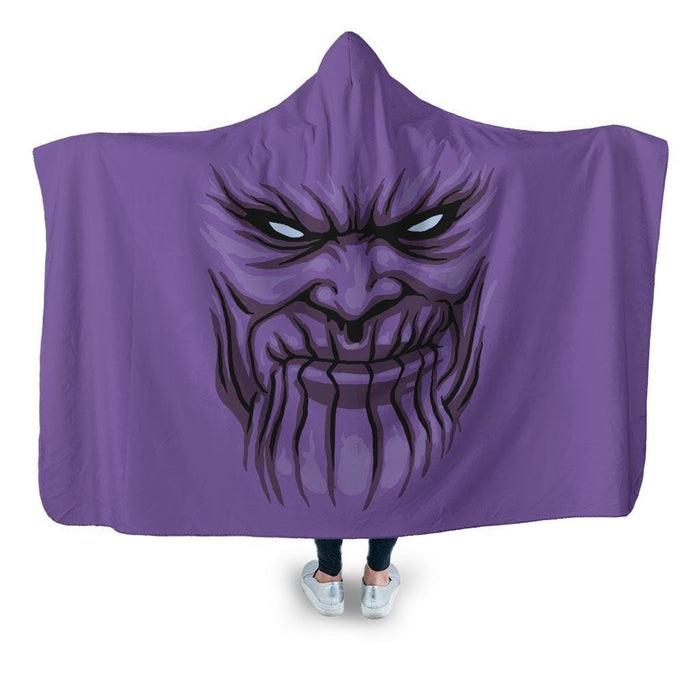 Thanos Mask 2 Hooded Blanket - Adult / Premium Sherpa