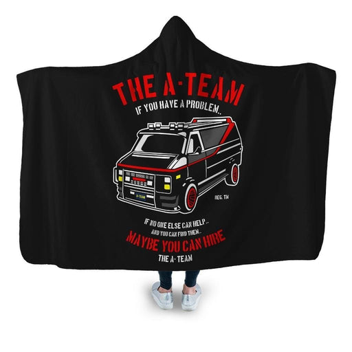 The A Team Hooded Blanket - Adult / Premium Sherpa