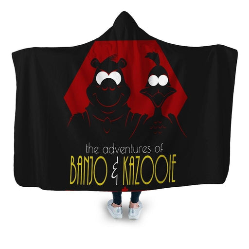 The Adventures Of Banjo And Kazooie Hooded Blanket - Adult / Premium Sherpa