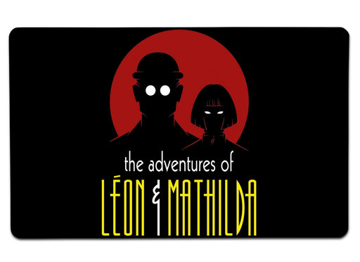 The Adventures of Leon & Mathilda Large Mouse Pad