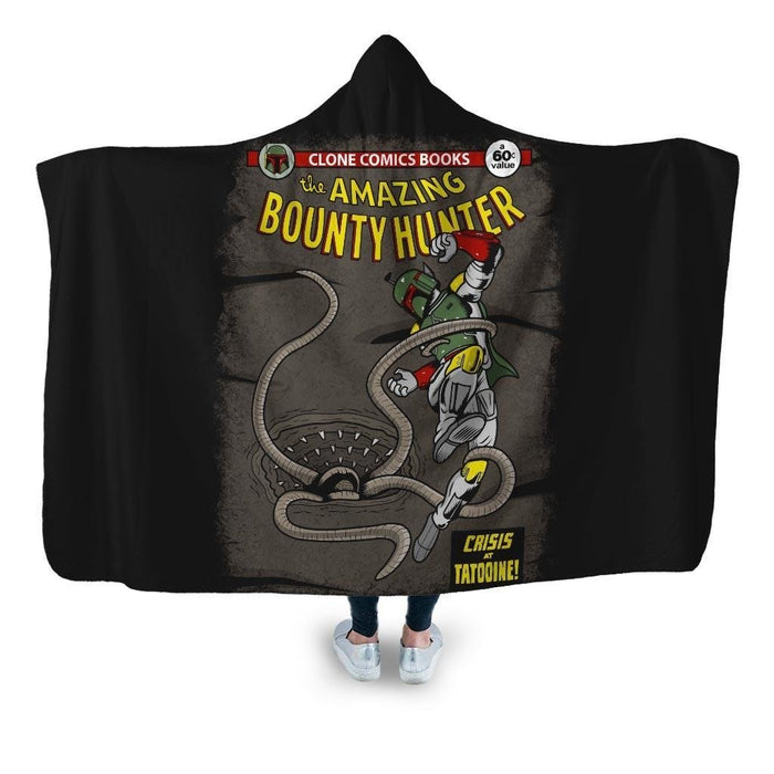 The Amazing Bounty Hunter Hooded Blanket - Adult / Premium Sherpa