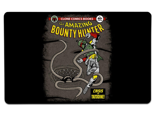 The Amazing Bounty Hunter Large Mouse Pad