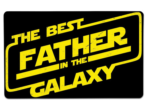 The Best Father In Galaxy Large Mouse Pad
