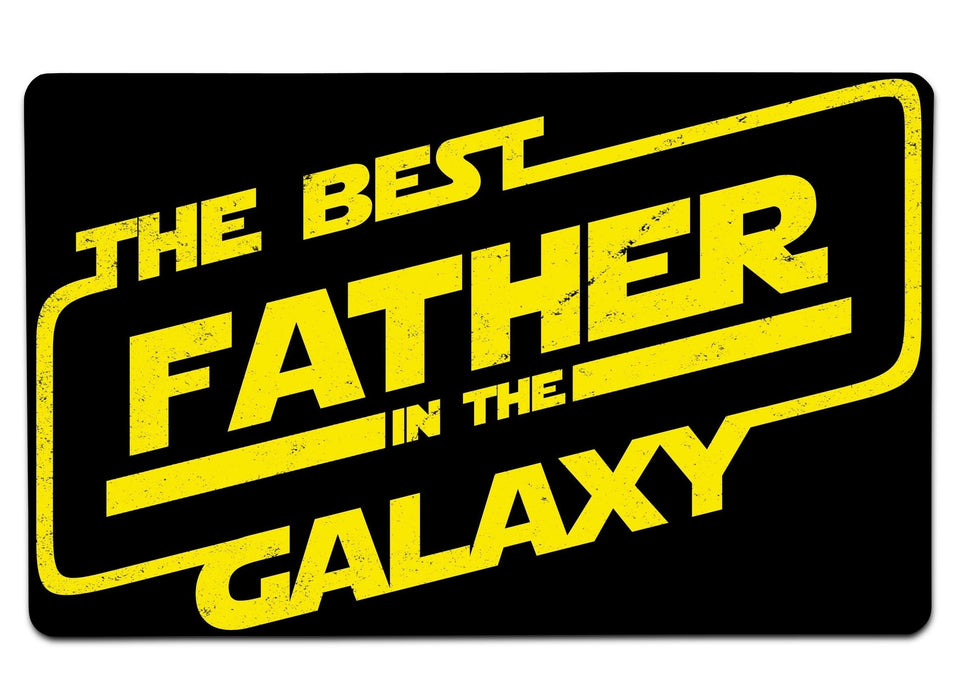 The Best Father In Galaxy Large Mouse Pad
