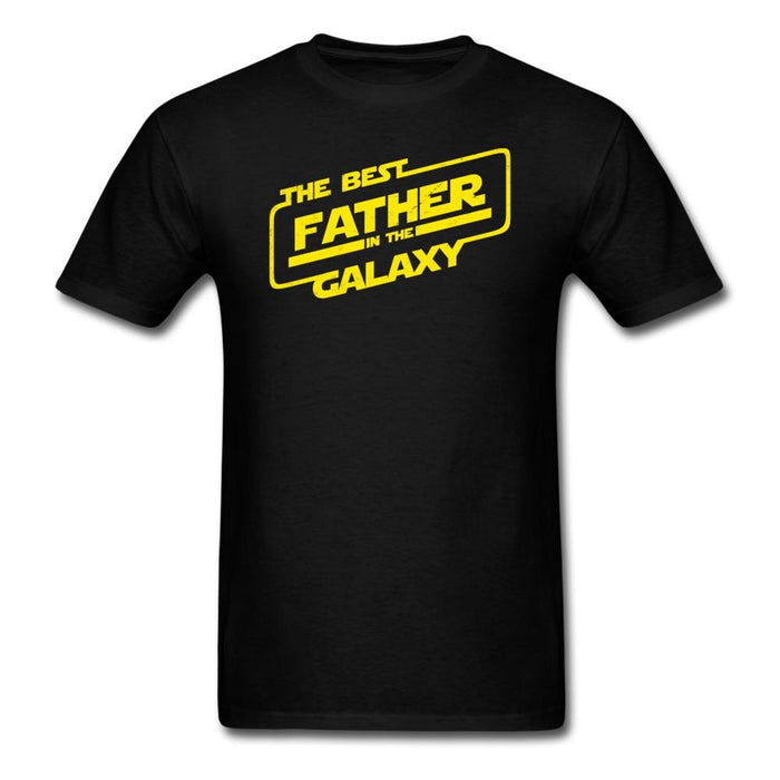 The Best Father in the Galaxy Unisex Classic T-Shirt - black / S