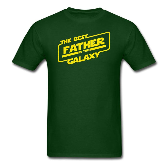 The Best Father in the Galaxy Unisex Classic T-Shirt - forest green / S