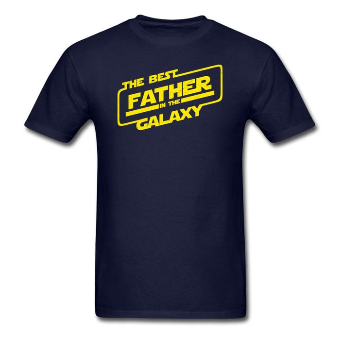 The Best Father in the Galaxy Unisex Classic T-Shirt - navy / S