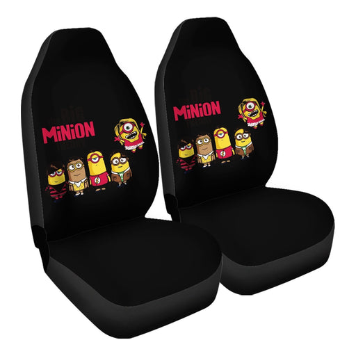 The Big Minion Theory Car Seat Covers - One size