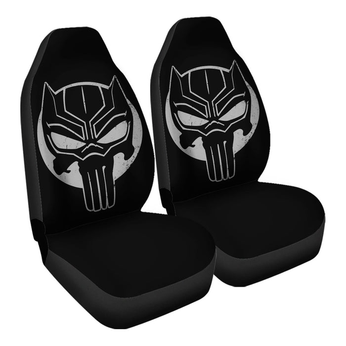 the black punisher Car Seat Covers - One size