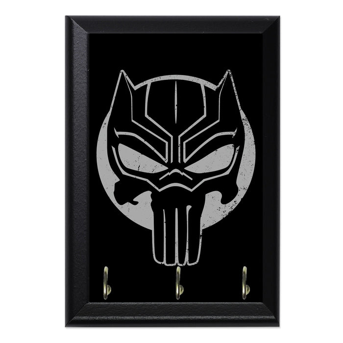 The Black Punisher Key Hanging Plaque - 8 x 6 / Yes