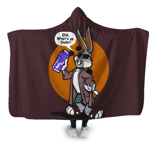 The Bugs Lebowski Hooded Blanket - Adult / Premium Sherpa