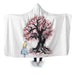 The Cheshire Tree Sumie Hooded Blanket - Adult / Premium Sherpa