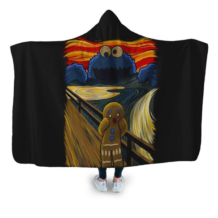 The Cookie Muncher Hooded Blanket - Adult / Premium Sherpa