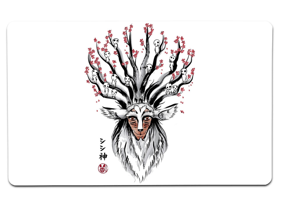 The Deer God Sumie Large Mouse Pad