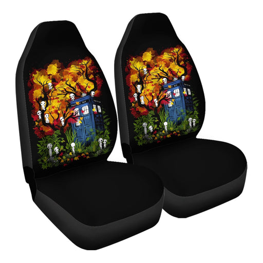 The Doctor In Forest Car Seat Covers - One size
