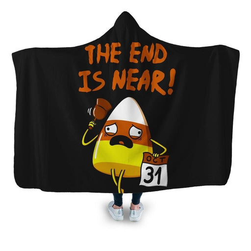 The End Is Near Hooded Blanket - Adult / Premium Sherpa