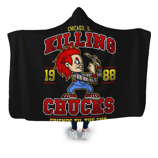The Fighting Chucks2 Hooded Blanket - Adult / Premium Sherpa