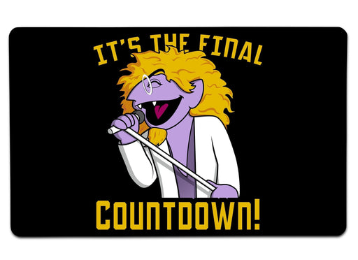 The Final Countdown Large Mouse Pad