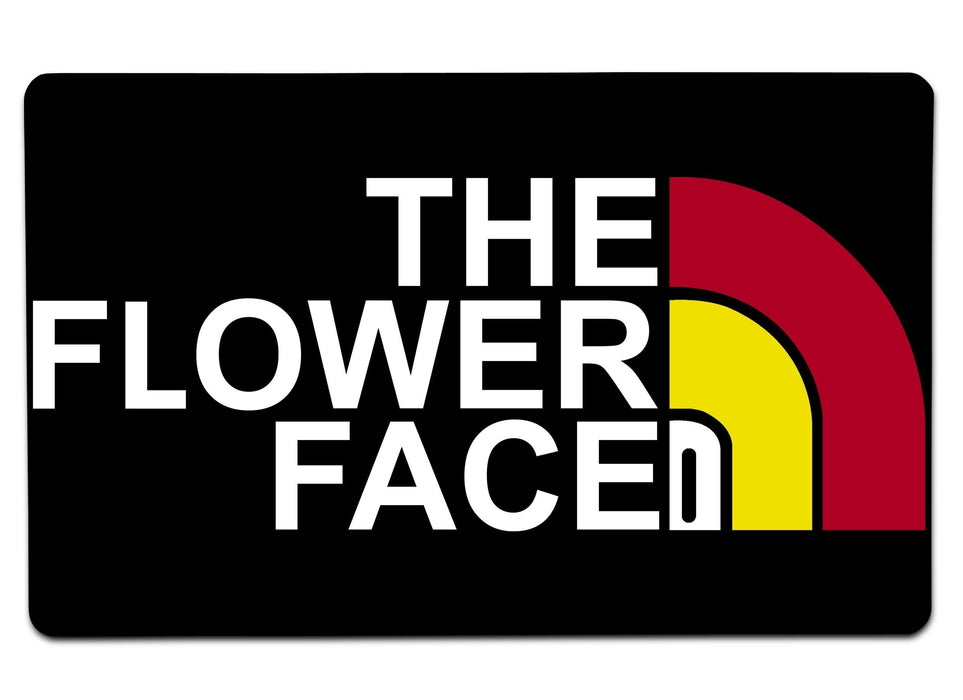 The Flower Face Large Mouse Pad