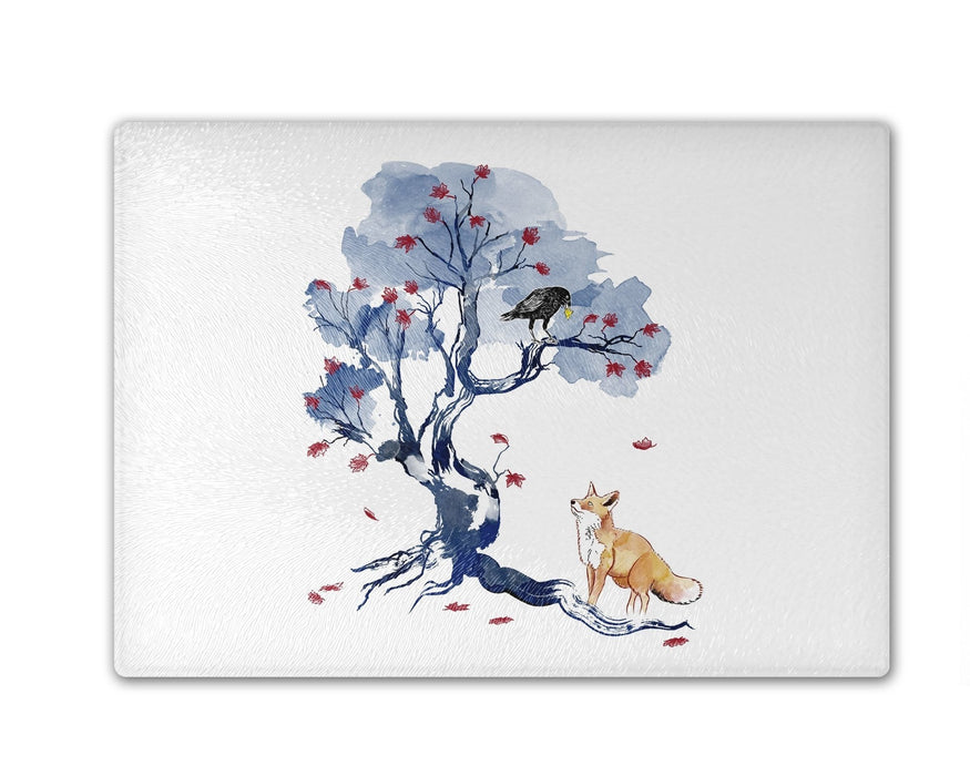 The Fox And Crow Cutting Board