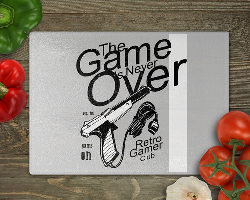 The Game Is Never Over Cutting Board