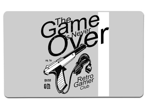 The Game Is Never Over Large Mouse Pad