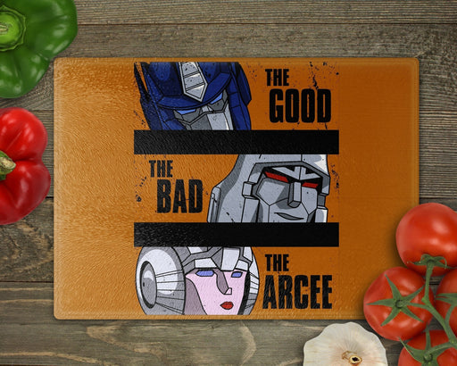The Good Bad And Arcee Cutting Board