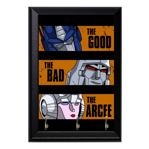 The Good Bad And Arcee Key Hanging Plaque - 8 x 6 / Yes
