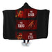 The Good Hand And Evil Hooded Blanket - Adult / Premium Sherpa