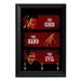 The Good the Hand and Evil Key Hanging Plaque - 8 x 6 / Yes