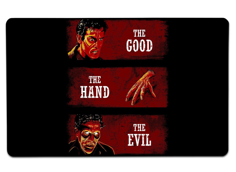 The Good Hand And Evil Large Mouse Pad