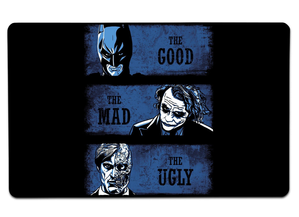 The Good Mad And Ugly Large Mouse Pad