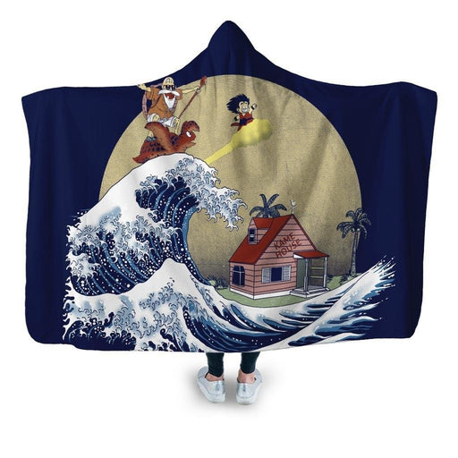 The Great Adventure Hooded Blanket - Adult / Premium Sherpa