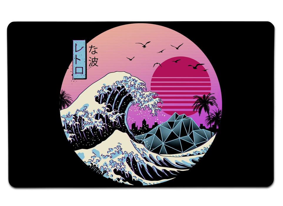 The Great Retro Wave Large Mouse Pad