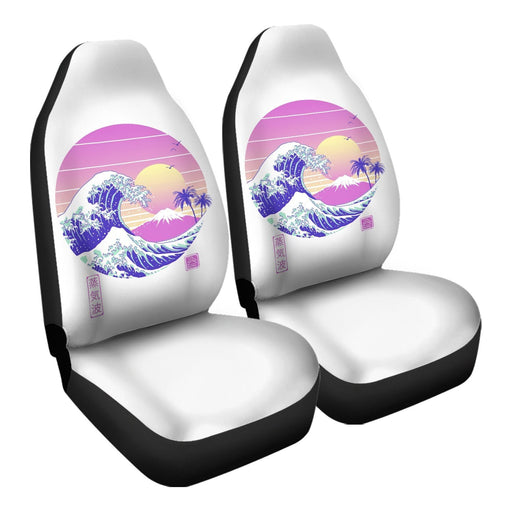 The Great Vaporwave Car Seat Covers - One size