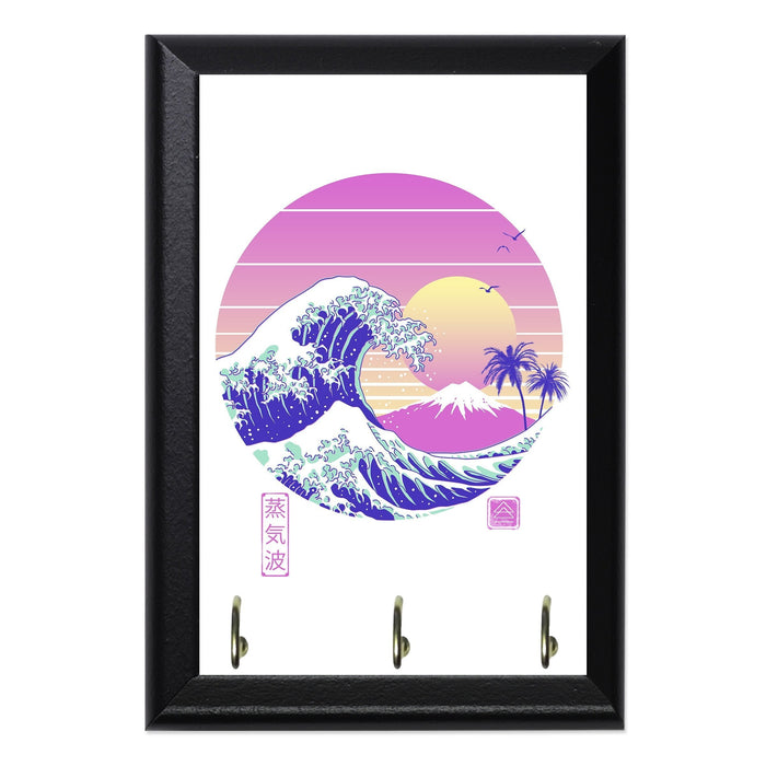 The Great Vaporwave Wall Plaque Key Holder - 8 x 6 / Yes